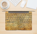 The History Word Overlay V2 Skin Kit for the 12" Apple MacBook (A1534)