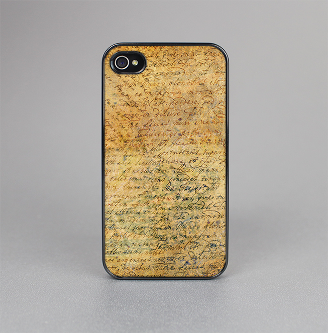 The History Word Overlay V2 Skin-Sert for the Apple iPhone 4-4s Skin-Sert Case