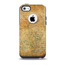 The History Word Overlay V2 Skin for the iPhone 5c OtterBox Commuter Case