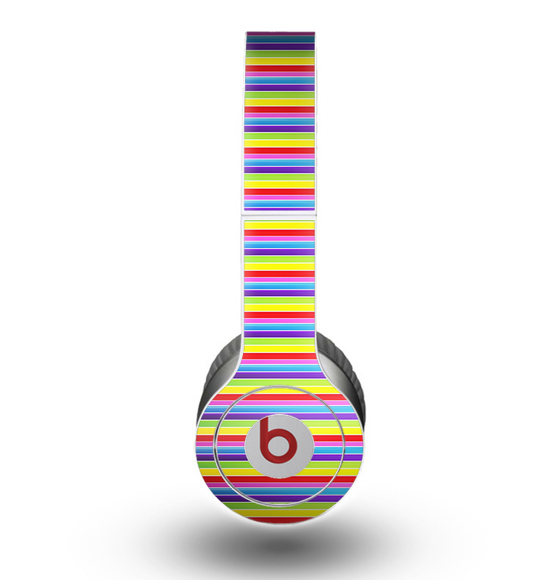 The Horizontal Multicolored Stripes Skin for the Beats by Dre Original Solo-Solo HD Headphones