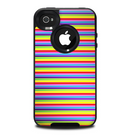 The Horizontal Multicolored Stripes Skin for the iPhone 4-4s OtterBox Commuter Case
