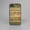 The Horizontal Tan & Green Vintage Pattern Skin-Sert for the Apple iPhone 4-4s Skin-Sert Case