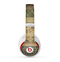 The Horizontal Tan & Green Vintage Pattern Skin for the Beats by Dre Studio (2013+ Version) Headphones