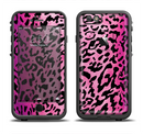 The Hot Pink Cheetah Animal Print Apple iPhone 6/6s LifeProof Fre Case Skin Set