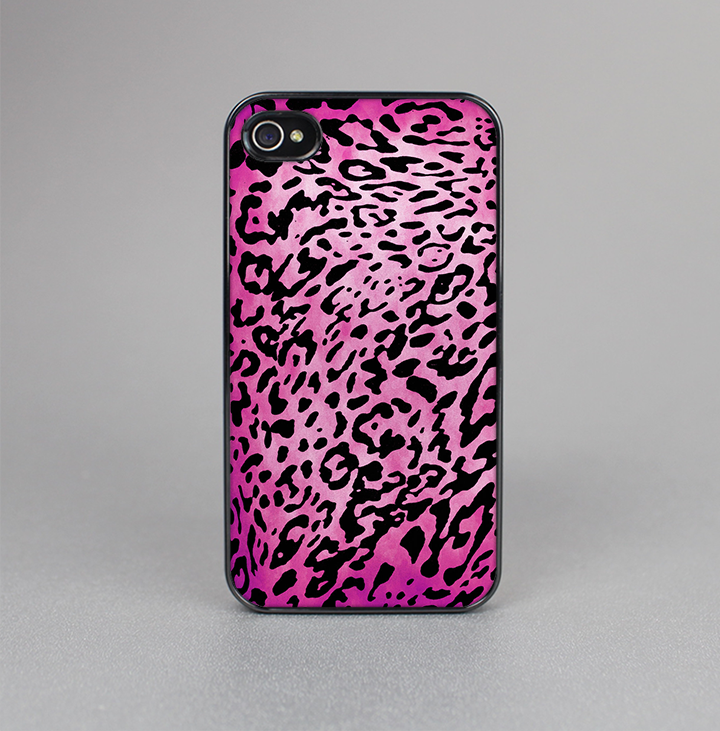 The Hot Pink Cheetah Animal Print Skin-Sert for the Apple iPhone 4-4s Skin-Sert Case