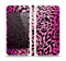 The Hot Pink Cheetah Animal Print Skin Set for the Apple iPhone 5s