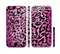 The Hot Pink Cheetah Animal Print Sectioned Skin Series for the Apple iPhone 6 Plus