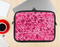 The Hot Pink Digital Camouflage Ink-Fuzed NeoPrene MacBook Laptop Sleeve