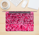 The Hot Pink Digital Camouflage Skin Kit for the 12" Apple MacBook (A1534)