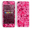 The Hot Pink Digital Camouflage Skin for the Apple iPhone 5c
