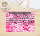 The Hot Pink Ice Cubes Skin Kit for the 12" Apple MacBook (A1534)