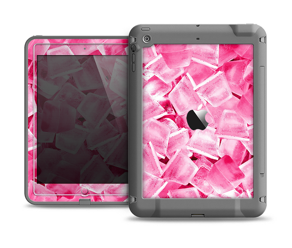 The Hot Pink Ice Cubes Apple iPad Air LifeProof Fre Case Skin Set