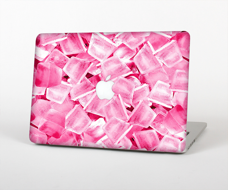 The Hot Pink Ice Cubes Skin Set for the Apple MacBook Air 13"