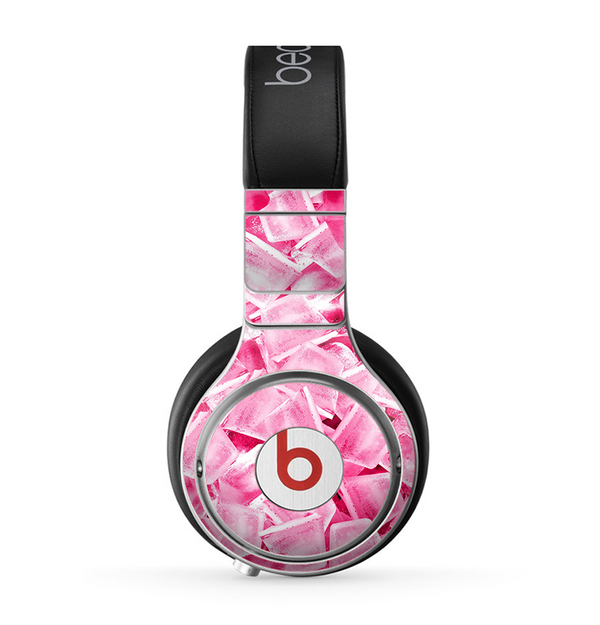 The Hot Pink Ice Cubes Skin for the Beats by Dre Pro Headphones