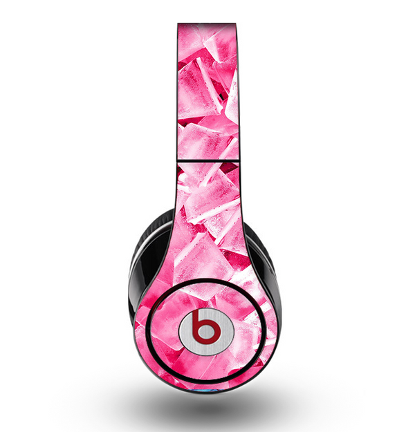 The Hot Pink Ice Cubes Skin for the Original Beats by Dre Studio Headphones