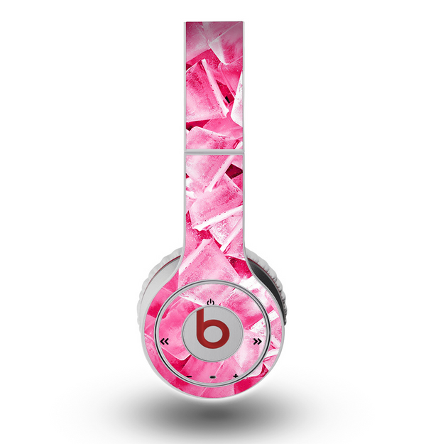 The Hot Pink Ice Cubes Skin for the Original Beats by Dre Wireless Headphones