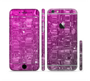 The Hot Pink Mercury Sectioned Skin Series for the Apple iPhone 6s Plus