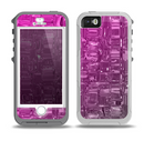 The Hot Pink Mercury Skin for the iPhone 5-5s OtterBox Preserver WaterProof Case