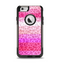 The Hot Pink Striped Cheetah Print Apple iPhone 6 Otterbox Commuter Case Skin Set
