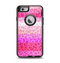 The Hot Pink Striped Cheetah Print Apple iPhone 6 Otterbox Defender Case Skin Set
