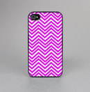 The Hot Pink Thin Sharp Chevron Skin-Sert for the Apple iPhone 4-4s Skin-Sert Case