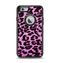 The Hot Pink Vector Leopard Print Apple iPhone 6 Otterbox Defender Case Skin Set