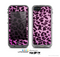 The Hot Pink Vector Leopard Print Skin for the Apple iPhone 5c LifeProof Case