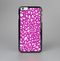 The Hot Pink & White Floral Sprout Skin-Sert Case for the Apple iPhone 6 Plus