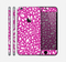 The Hot Pink & White Floral Sprout Skin for the Apple iPhone 6 Plus