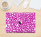 The Hot Pink & White Floral Sprout Skin Kit for the 12" Apple MacBook (A1534)