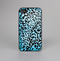 The Hot Teal Cheetah Animal Print Skin-Sert for the Apple iPhone 4-4s Skin-Sert Case