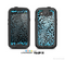 The Hot Teal Cheetah Animal Print Skin For The Samsung Galaxy S3 LifeProof Case