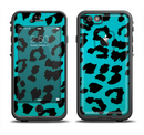 The Hot Teal Vector Leopard Print Apple iPhone 6/6s LifeProof Fre Case Skin Set