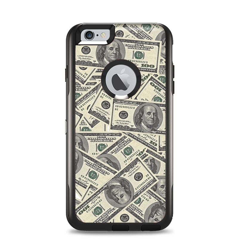 The Hundred Dollar Bill Apple iPhone 6 Plus Otterbox Commuter Case Skin Set