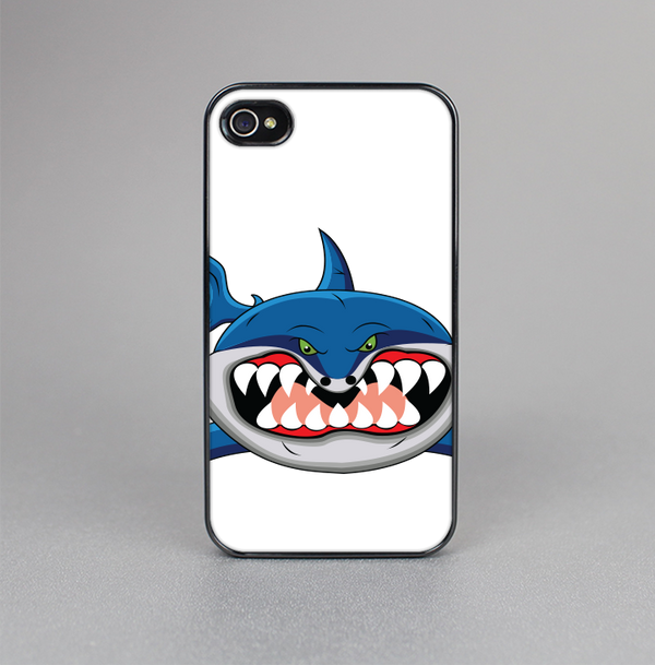 The Hungry Cartoon Shark Skin-Sert for the Apple iPhone 4-4s Skin-Sert Case