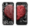 The Industrial Red Heart Apple iPhone 6/6s LifeProof Fre POWER Case Skin Set
