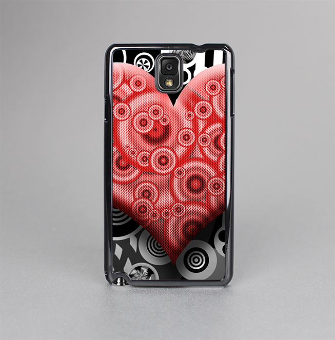 The Industrial Red Heart Skin-Sert Case for the Samsung Galaxy Note 3