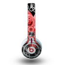 The Industrial Red Heart Skin for the Beats by Dre Mixr Headphones