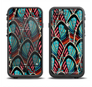 The Intense Colorful Peacock Feather Apple iPhone 6/6s LifeProof Fre Case Skin Set