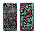 The Intense Colorful Peacock Feather Apple iPhone 6/6s Plus LifeProof Fre Case Skin Set