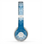 The Intricate Blue & White Snowflake Name Script Skin for the Beats by Dre Solo 2 Headphones