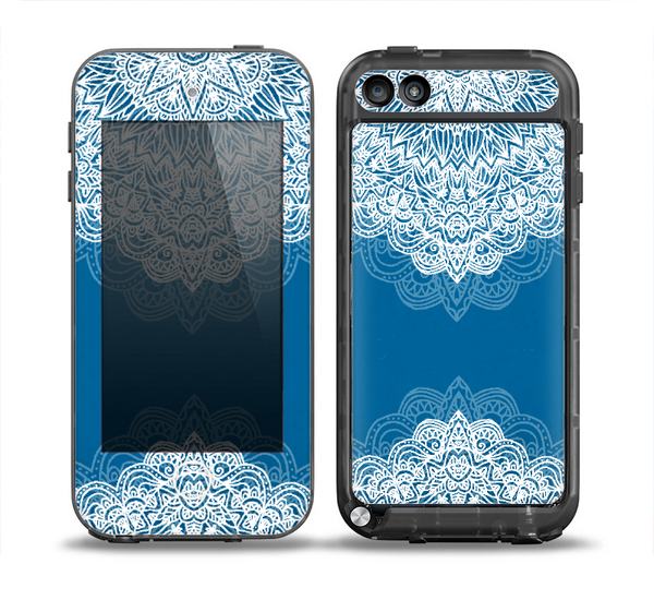 The Intricate Blue & White Snowflake Name Script copy Skin for the iPod Touch 5th Generation frē LifeProof Case