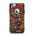 The Intricate Colorful Swirls Apple iPhone 6 Otterbox Commuter Case Skin Set