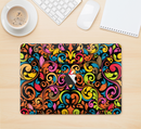 The Intricate Colorful Swirls Skin Kit for the 12" Apple MacBook (A1534)