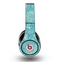 The Intricate Teal Floral Pattern Skin for the Original Beats by Dre Studio Headphones