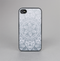 The Intricate White and Gray Vector Pattern Skin-Sert for the Apple iPhone 4-4s Skin-Sert Case