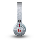 The Intricate White and Gray Vector Pattern Skin for the Beats by Dre Mixr Headphones