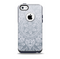 The Intricate White and Gray Vector Pattern Skin for the iPhone 5c OtterBox Commuter Case