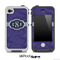 The Inverted Blue Vintage Polka Dotted Custom Monogram Skin for the iPhone 4 or 5 LifeProof Case