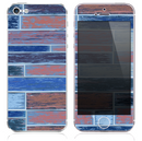 The Inverted Vintage Color Wood Planks Skin for the iPhone 3, 4-4s, 5-5s or 5c